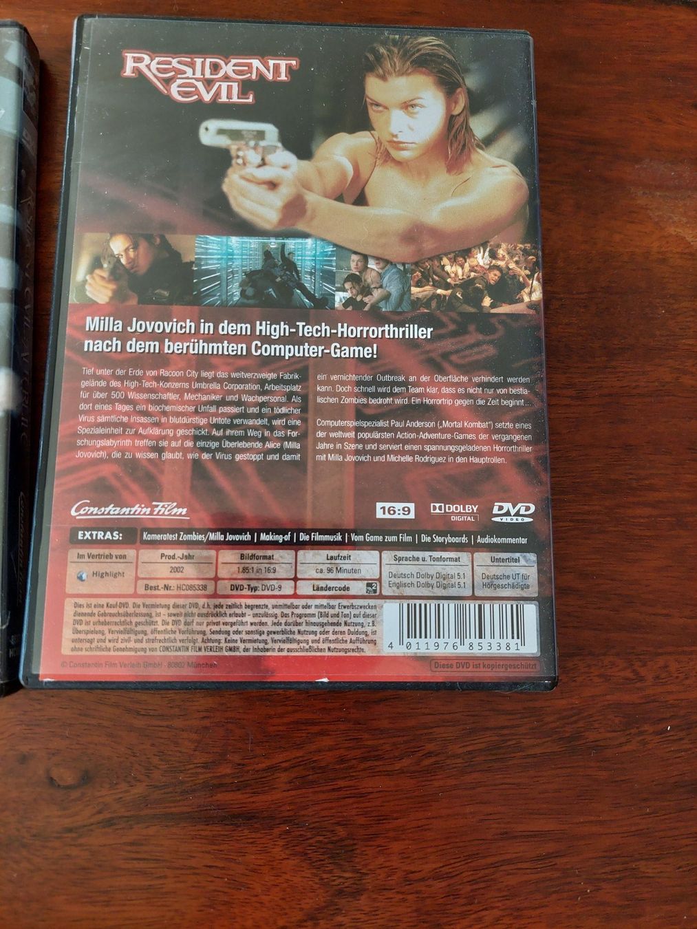 Tutti i DVDs: Resident Evil Paket DVD – Usato da Beckenried venduto da Havacola 6