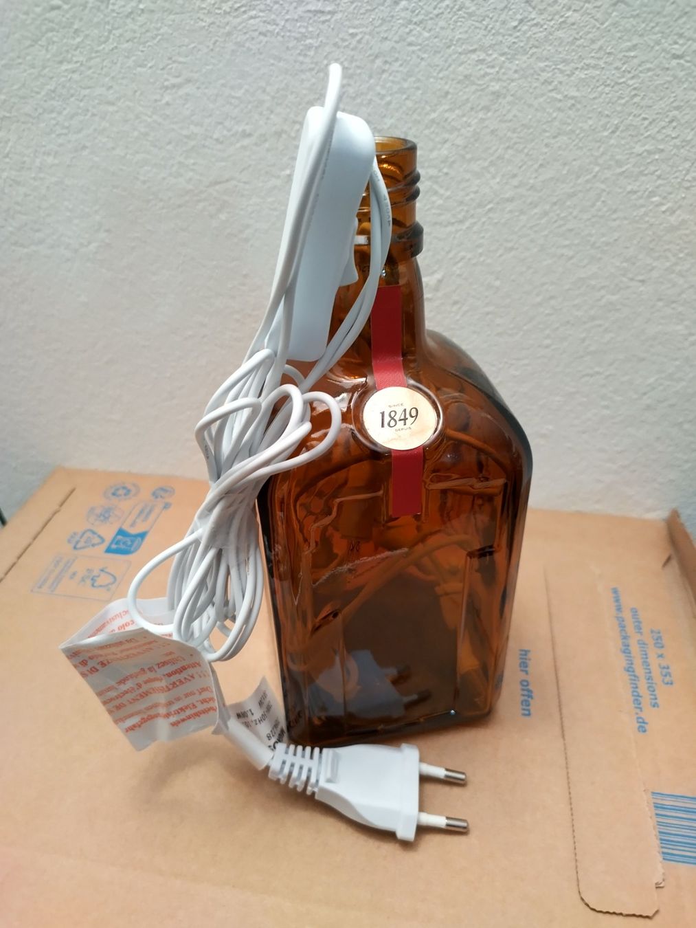 Lampade: Lampe aus Cointreau Flasche, kein LED – Nuovo (secondo la descrizione) da Therwil venduto da stiwi_6571 2