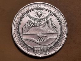 Österreich 100 Schilling "Arlbergtunnel" 1978 Silber