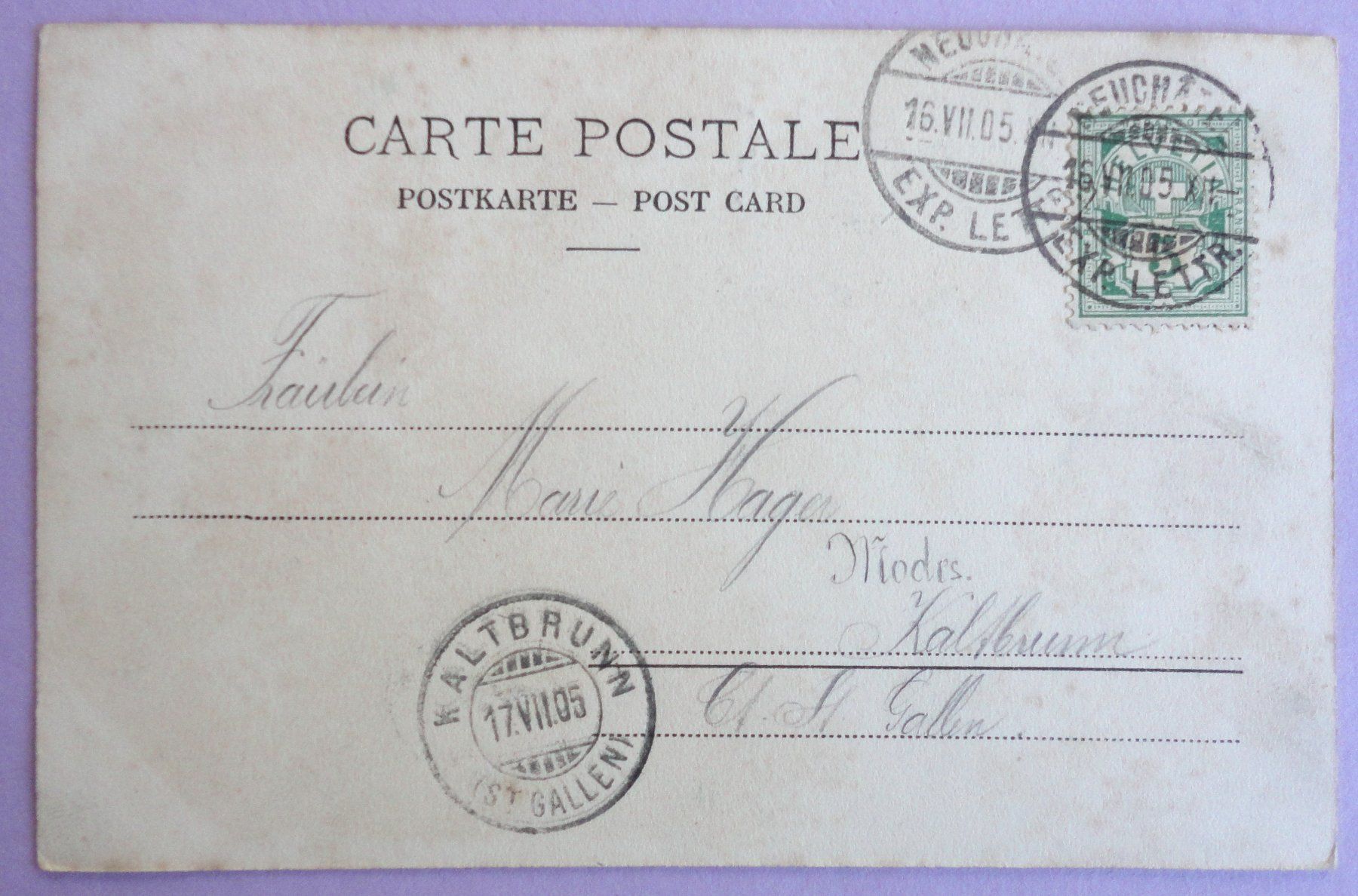 Cartoline postali: Neuchâtel -Monument de la République – Difettoso da Fétigny venduto da Billy2miny 1