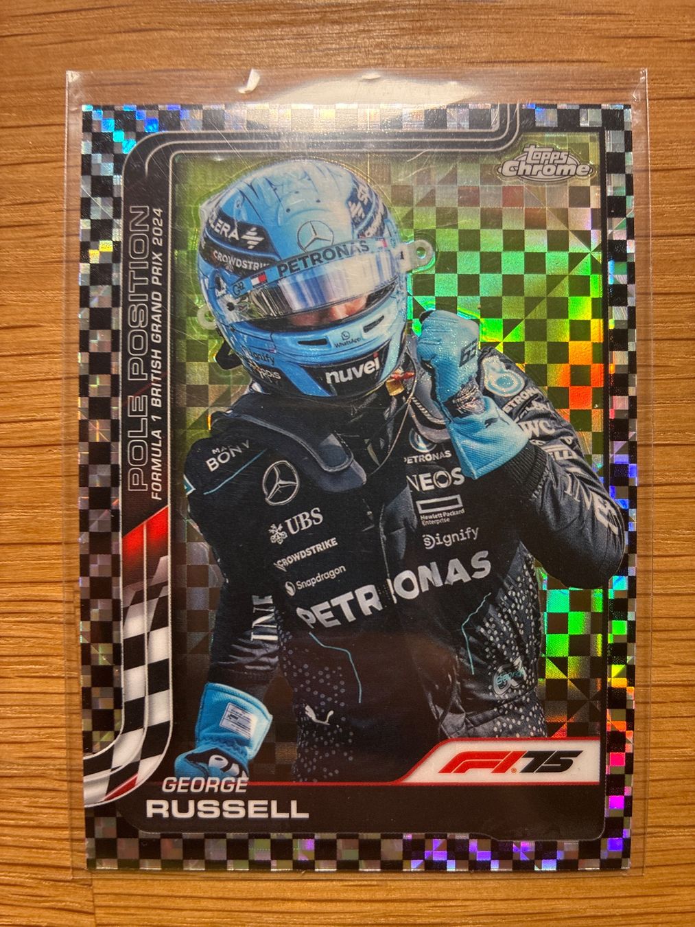 Topps Sammelbilder & Trading cards: Topps Chrome F1 George Russell Checkerflag – Gebraucht aus Solothurn von MegaDaggi
