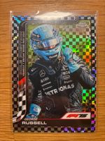 Topps Chrome F1 George Russell Checkerflag