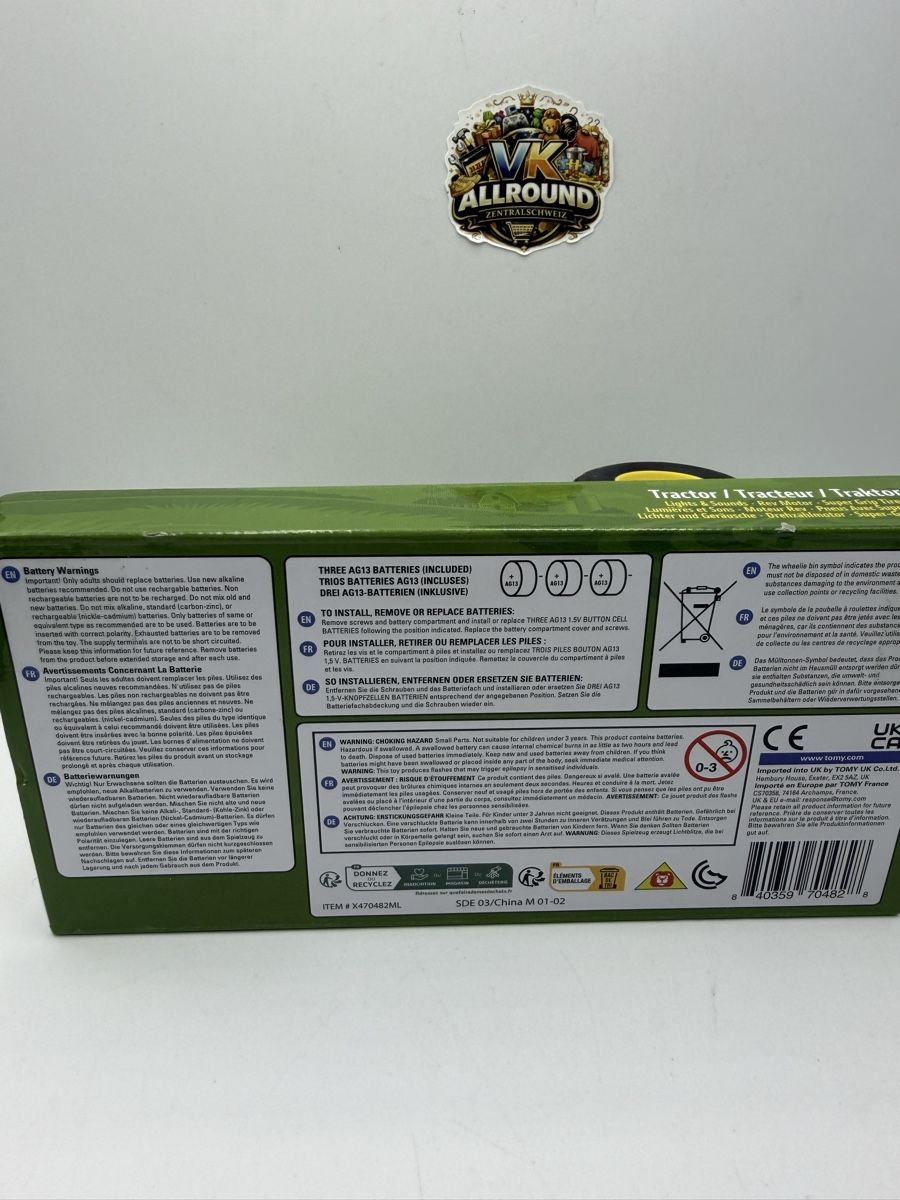 Giocattoli: John Deere Traktor mit Frontlader neu in Verpackung – Nuovo e nell'imballaggio originale da Emmen venduto da VK-Allround 4