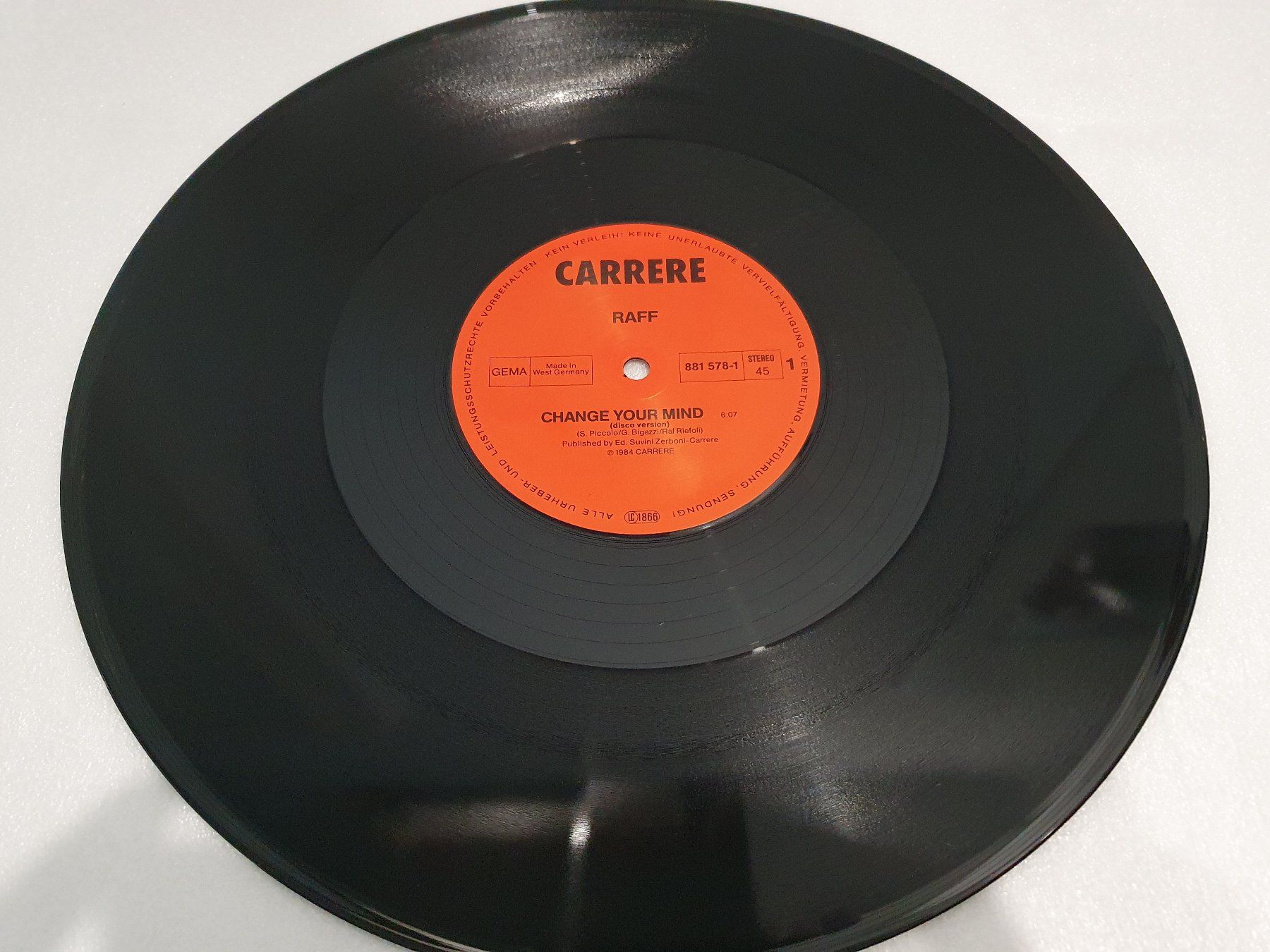 Schallplatten: Raff – Change Your Mind (Maxi, Synth-pop) – Gebraucht aus Uster von Vinyl-Leidenschaft 3