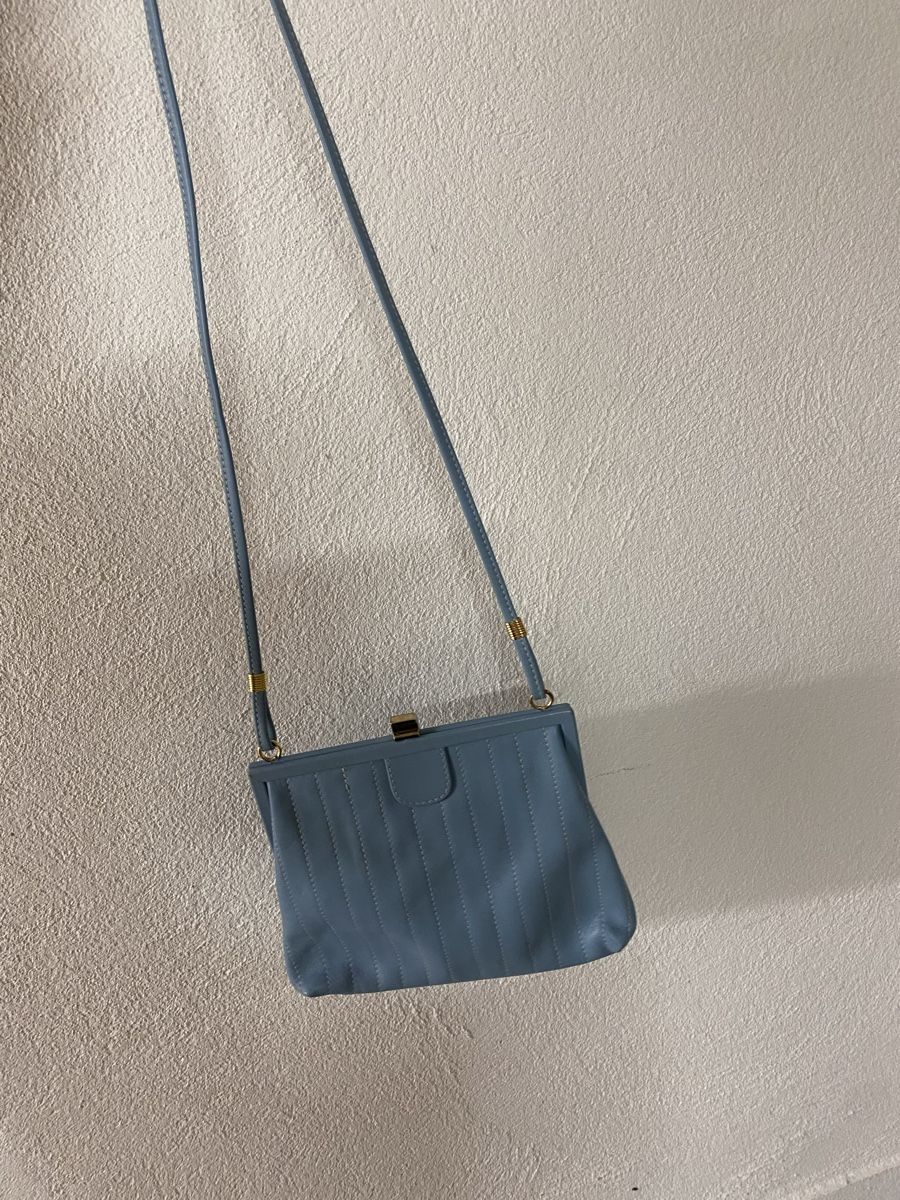 Borse: Vintage Light Blue Shoulder Bag – Usato da Zürich venduto da nachanlovin
