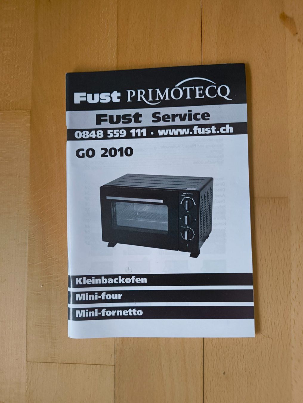 Fust Forni: Kleinbackofen von Fust – Usato da Muttenz venduto da uru_yqz6 3