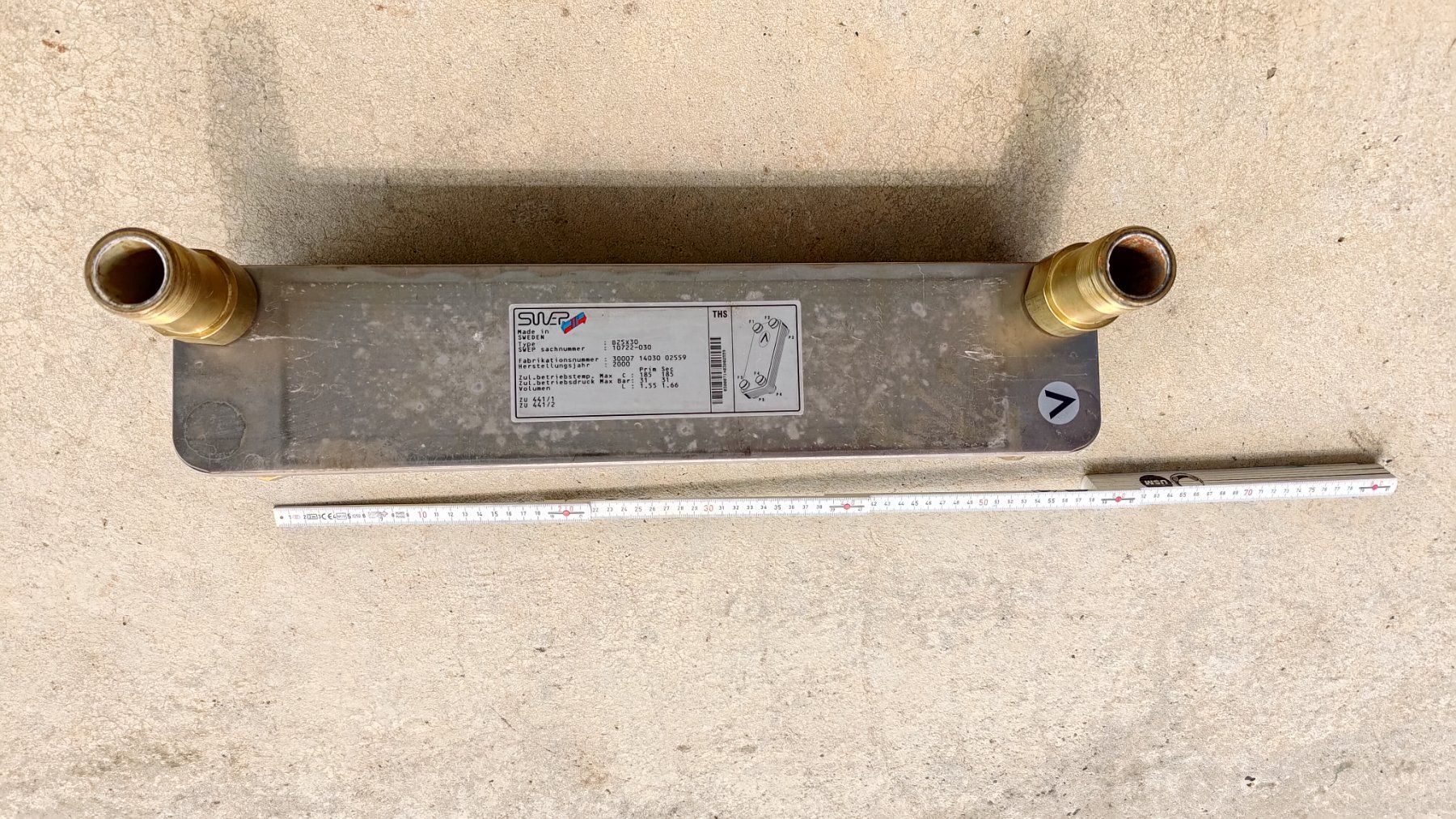 Radiatori: SWEP Platten-Wärmetauscher B25x30 – Usato da Gerzensee venduto da cobo02 1