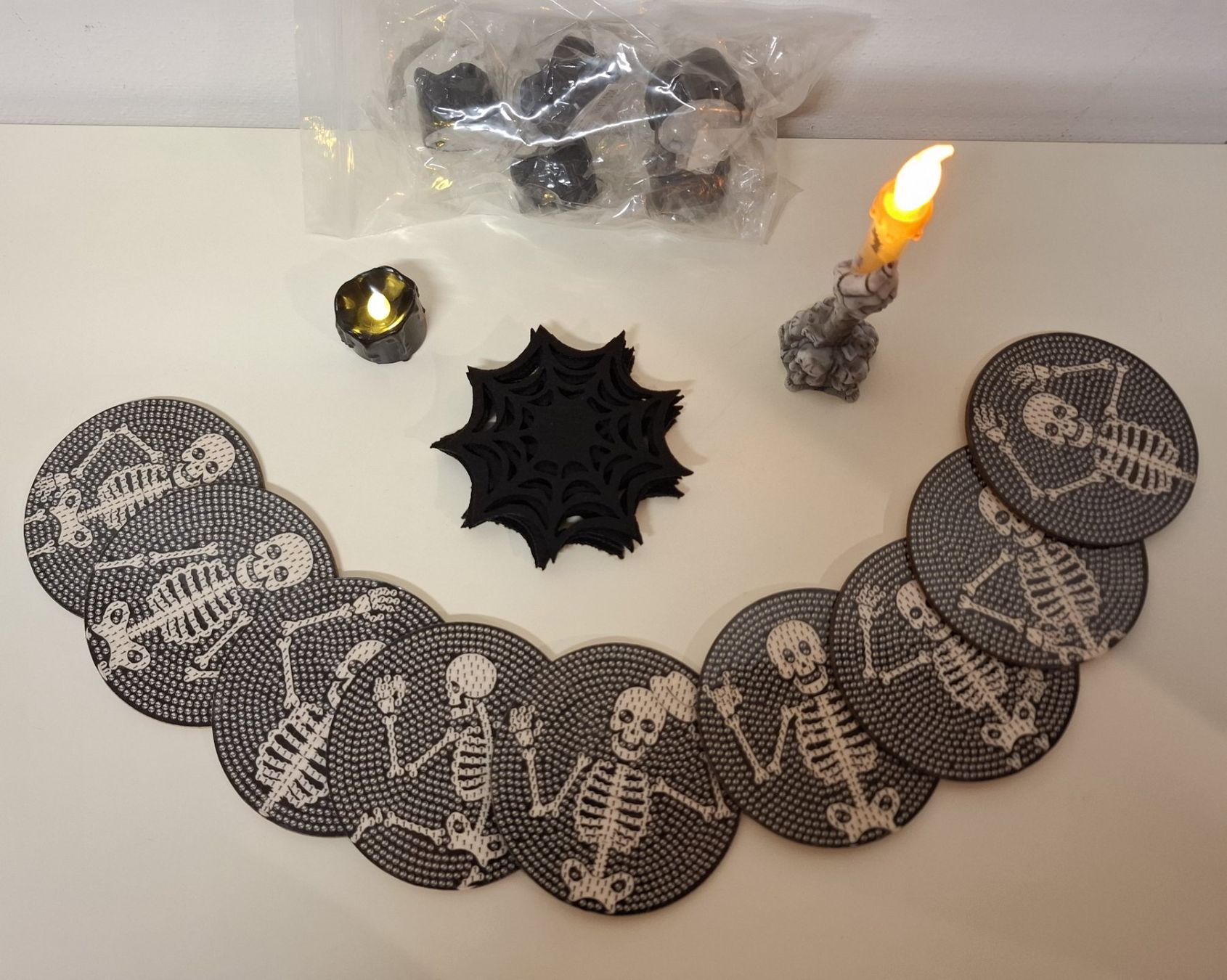 Sottobicchieri: Halloween-Glasuntersetzer – Nuovo (secondo la descrizione) da Bottmingen venduto da Tomena0214 2