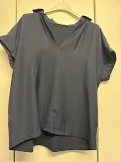 SOMEDAY Blusen-Polo-Shirt dunkelblau 38