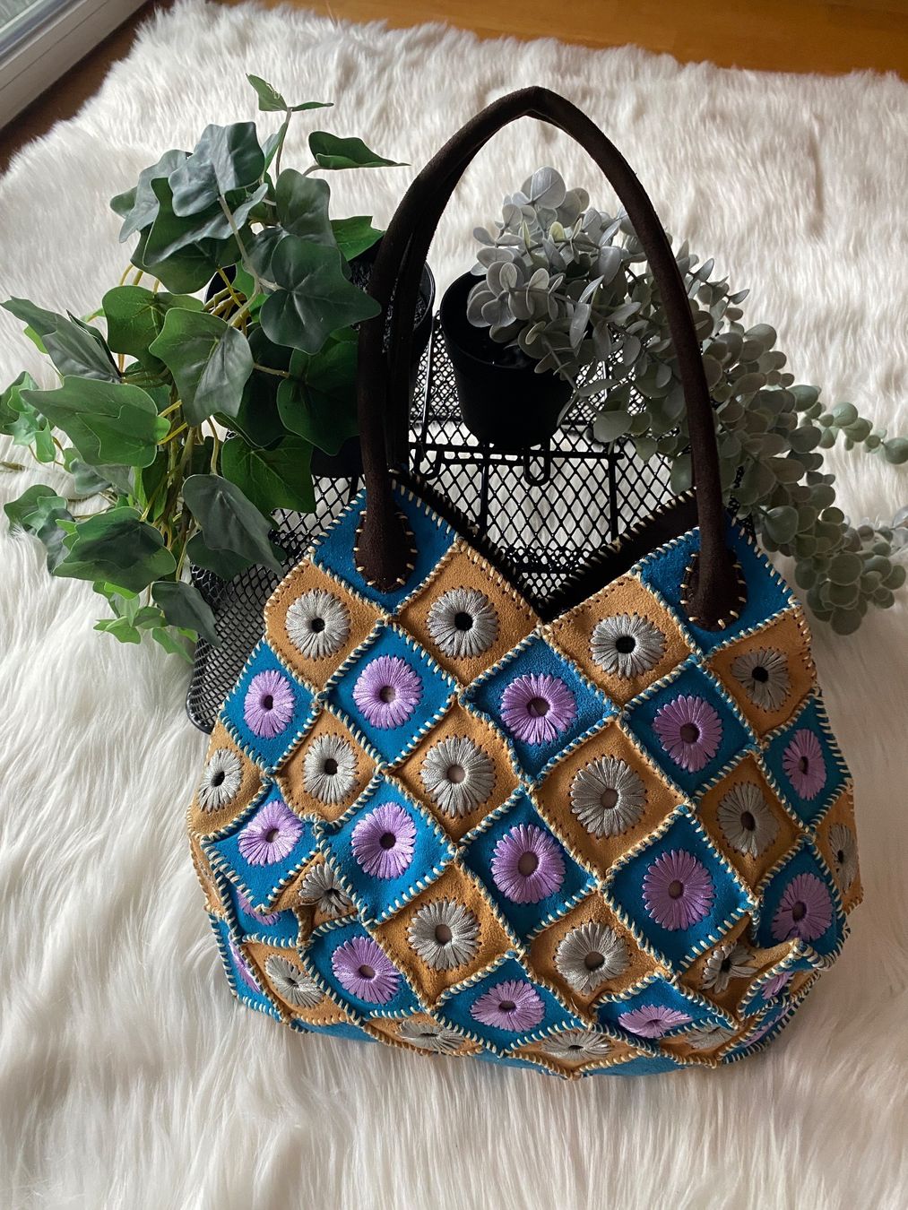 Borse da donna: Handtasche Shopper Blau – Nuovo (secondo la descrizione) da Duebendorf venduto da Alexandertreyer