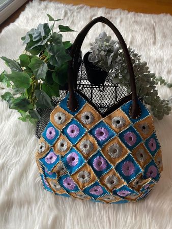 Handtasche Shopper Blau