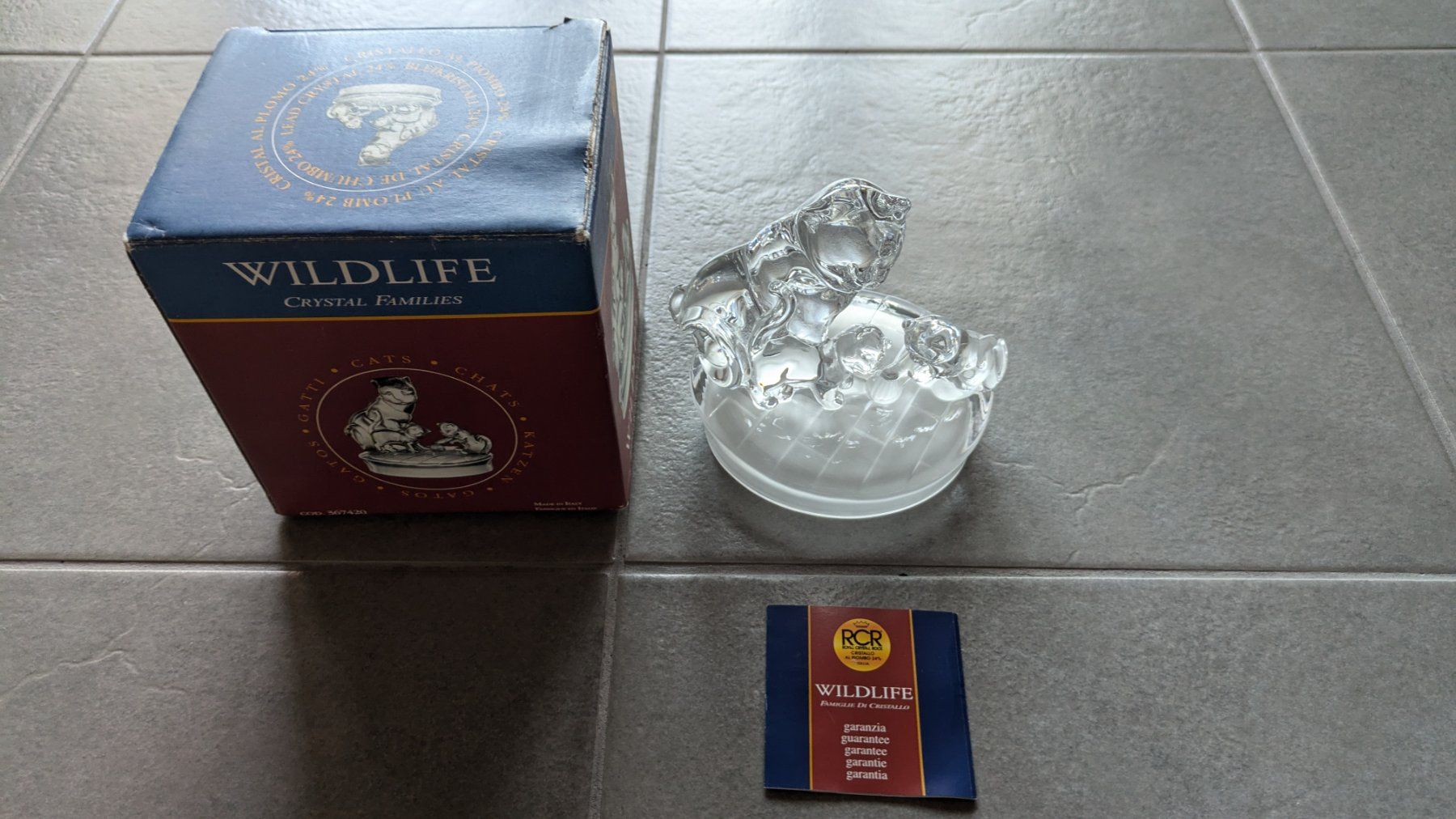 Statuette: Figurine en cristal – Nuovo e nell'imballaggio originale da Estévenens venduto da Rockingirl 1