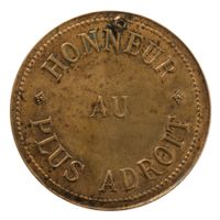 Schützenmedaille SO o.J.  Solothurn Bronze, kartoniert RR