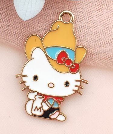 Hello Kitty Ciondoli: Hello Kitty: 1 pendentif charm – Nuovo e nell'imballaggio originale da Lutry venduto da kylab7