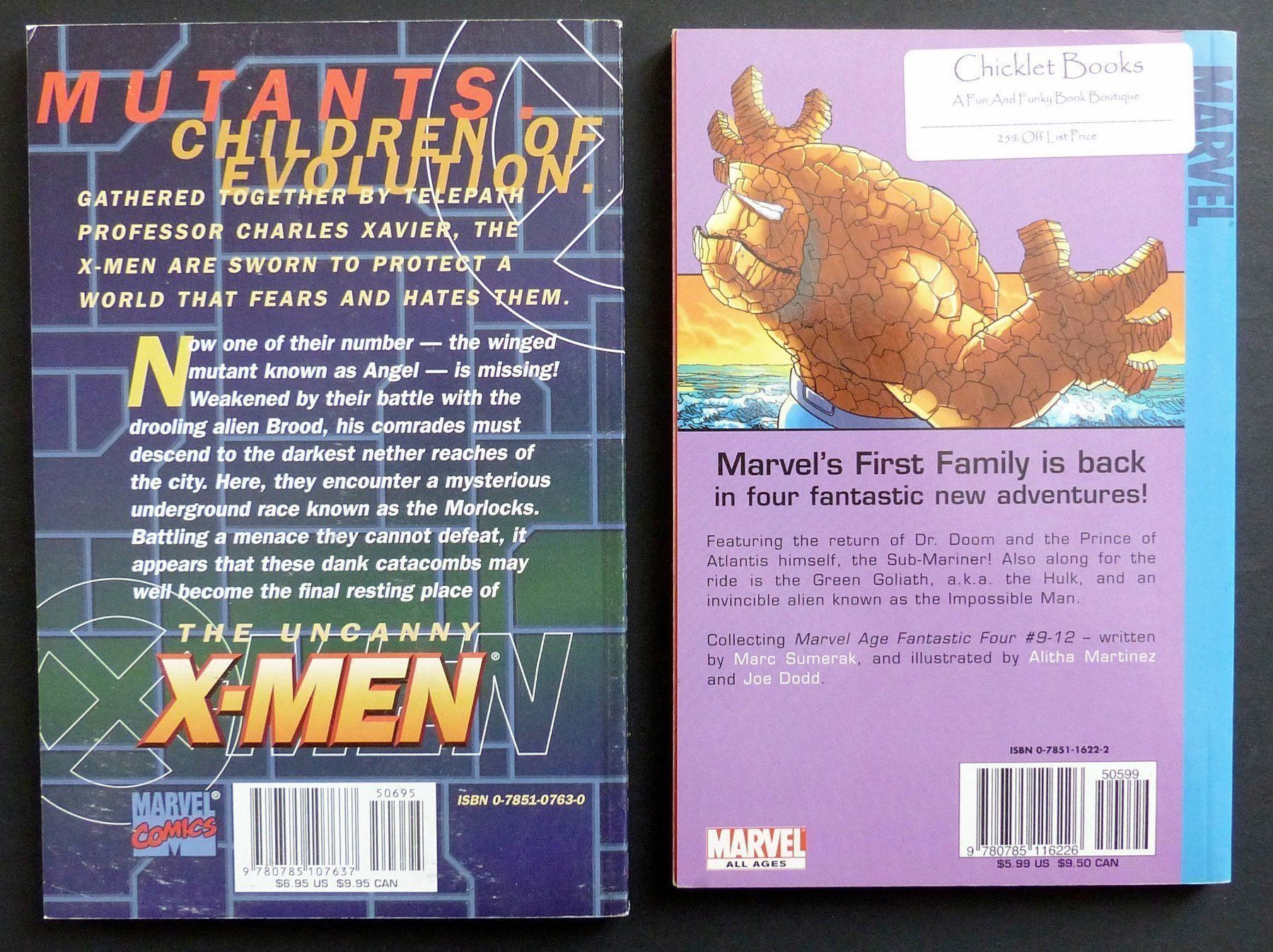 Fumetti: FANTASTIC FOUR F4 X-MEN SET 2 MARVEL 2000 POCKET DIGEST DOOM – Usato da Lugano venduto da YouWantUS 1