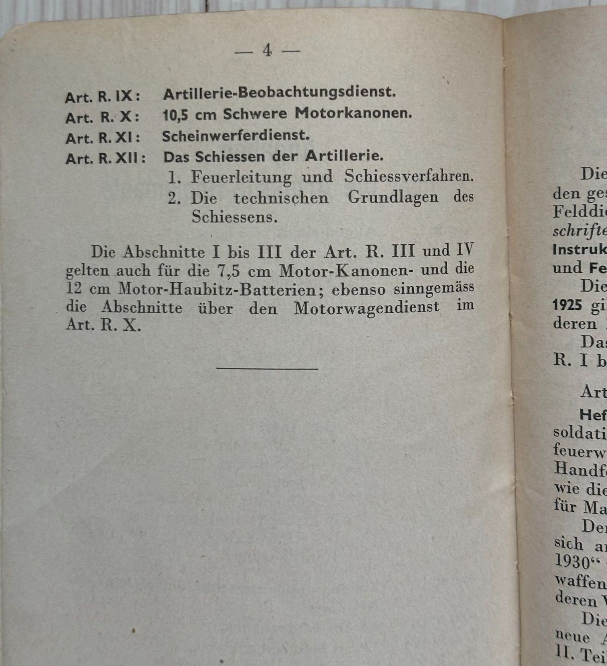Schweizer Armee Armi bianche: ARTILLERIE-REGLEMENT I – Usato da Ostermundigen venduto da crazy-horse-1840 2