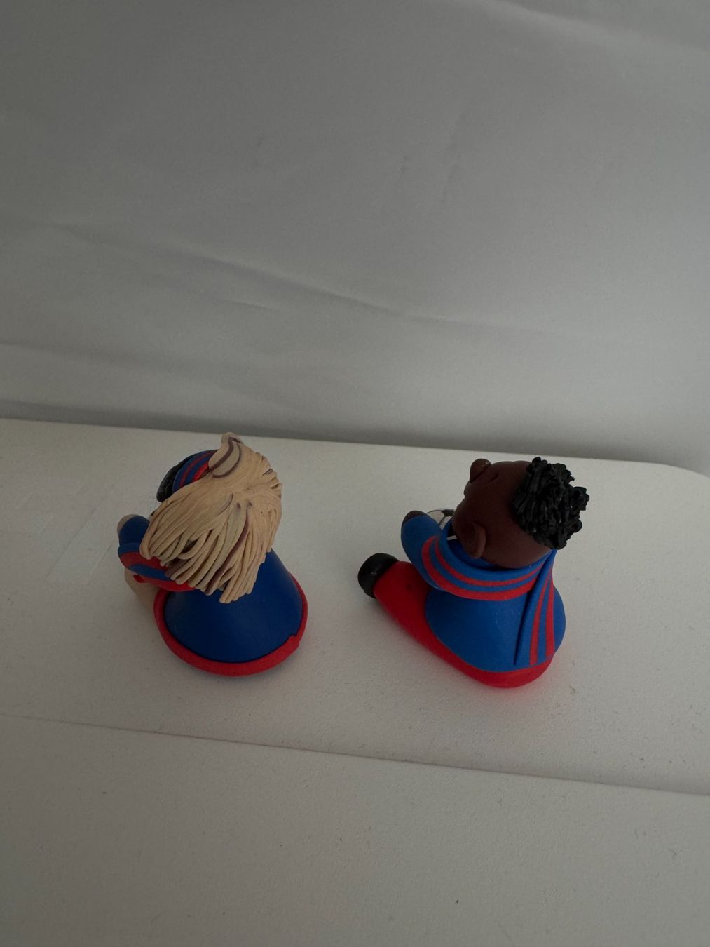 Statuette: FC Basel Fan - 2 Fimo Figuren – Usato da Muttenz venduto da einfach-schoen 1
