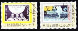 série 2 timbres - UAE - Ras al Khaima - 1970 - obl.