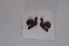 Silber 925 Ohrstecker/Anstecker - Sterling Schnecke