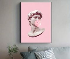 Michelangelo Kunst Leinwandbild 40x60cm NEU (Rahmenlos)