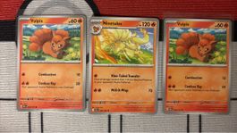 Pokémon Karten Vulpix und Ninetales English NM