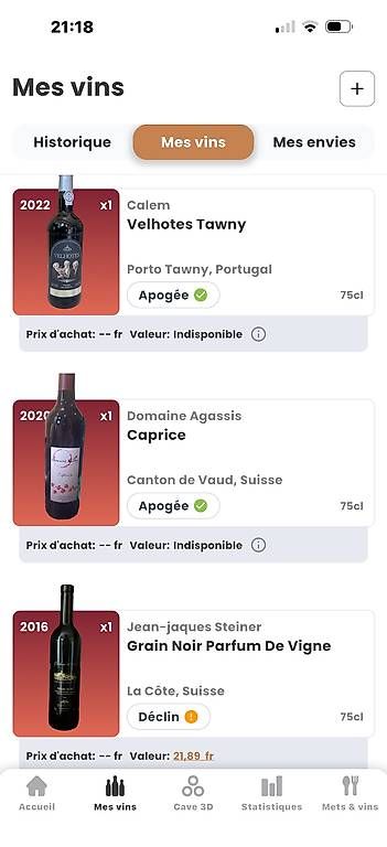 Wein: Vin – Neu und originalverpackt aus Romanel-s-Lausanne von Bider 2
