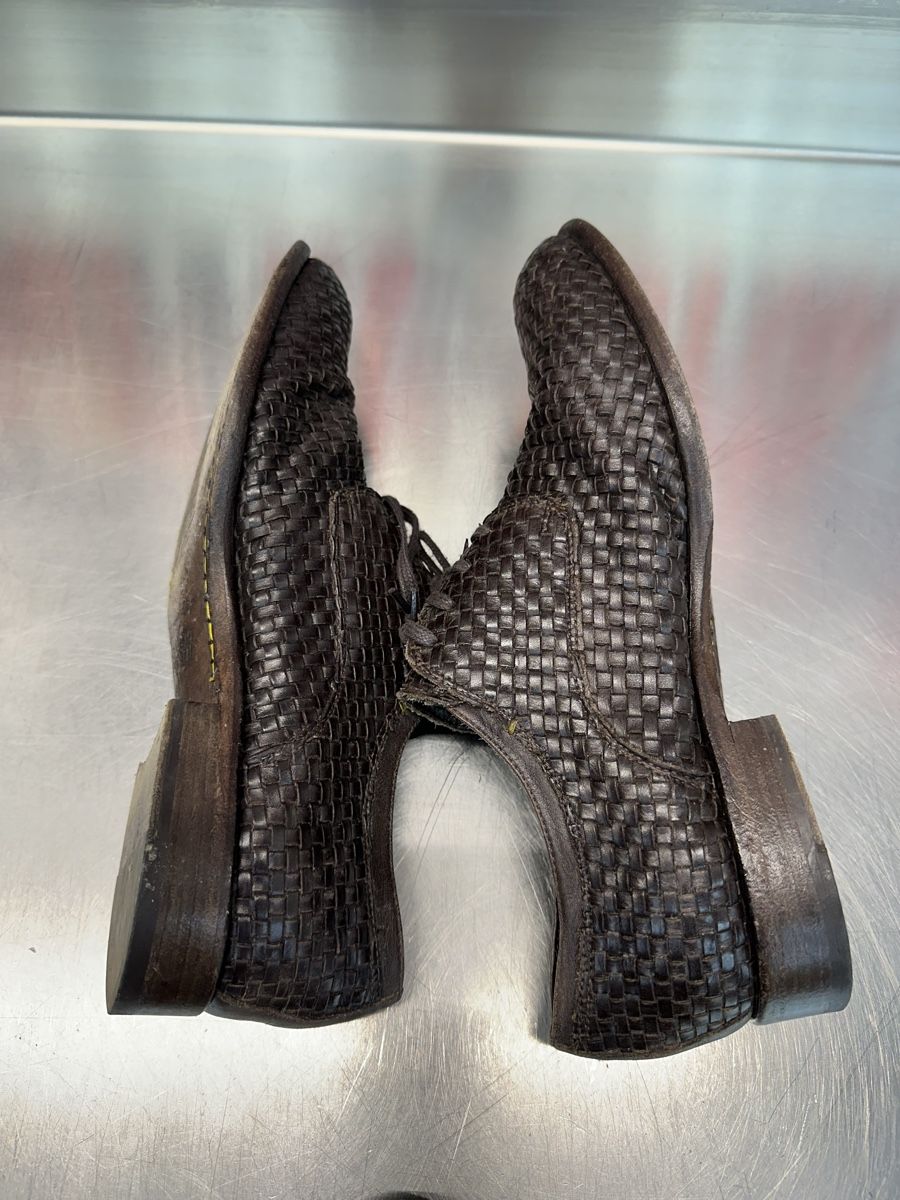 Scarpe da uomo: Geflochtene Leder-Halbschuhe  – Usato da Schwende venduto da weesli 2