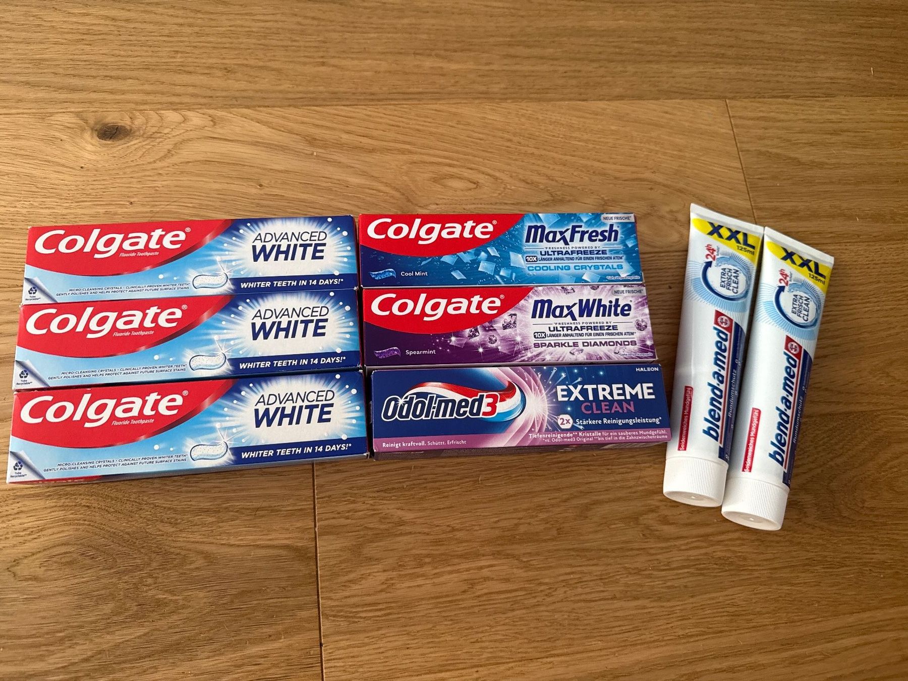 Zahnpflege: NEU! Zahnpasta Set – Neu und originalverpackt aus Schönenwerd von d.chiara