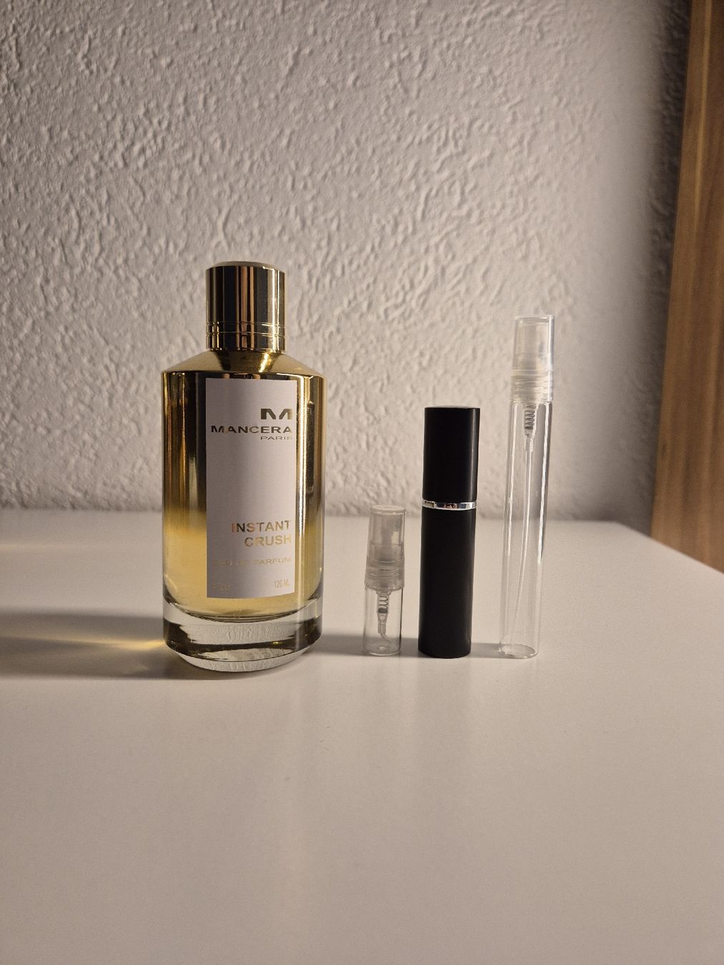 Mancera Profumi & Eau de Toilette: Mancera Instant Crush 2ml Abfüllung, Tester, Probe – Usato da Dottikon venduto da Traych