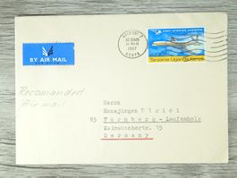 TR05 Enveloppe + Timbre Tanzania 1967