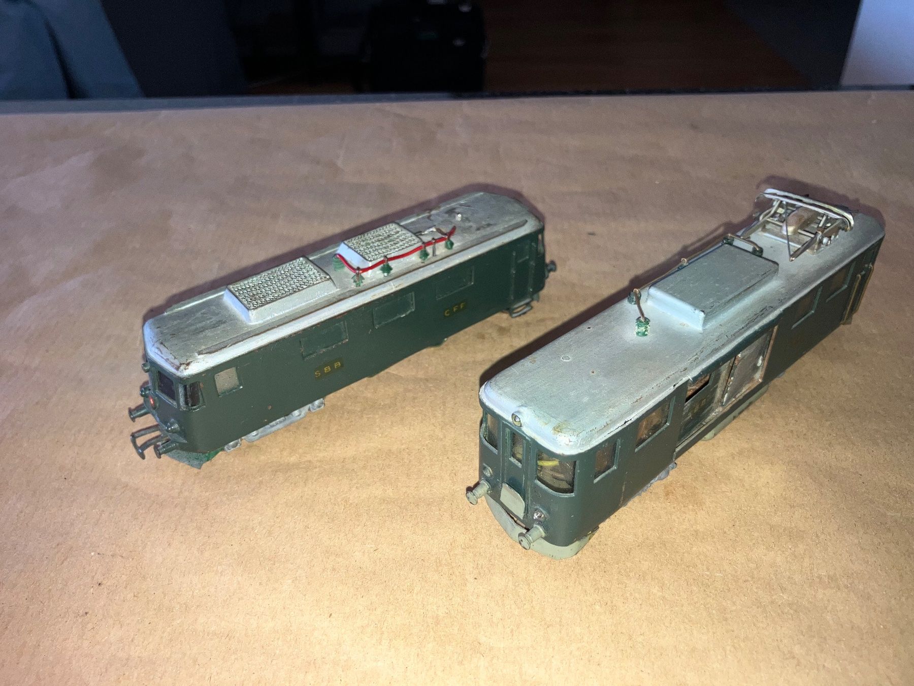 Modellini di ferrovie: Re 4/4'' und De 4/4 Eigenbau/Werkstattmodelle – Difettoso da Bütschwil venduto da Semaphor 2