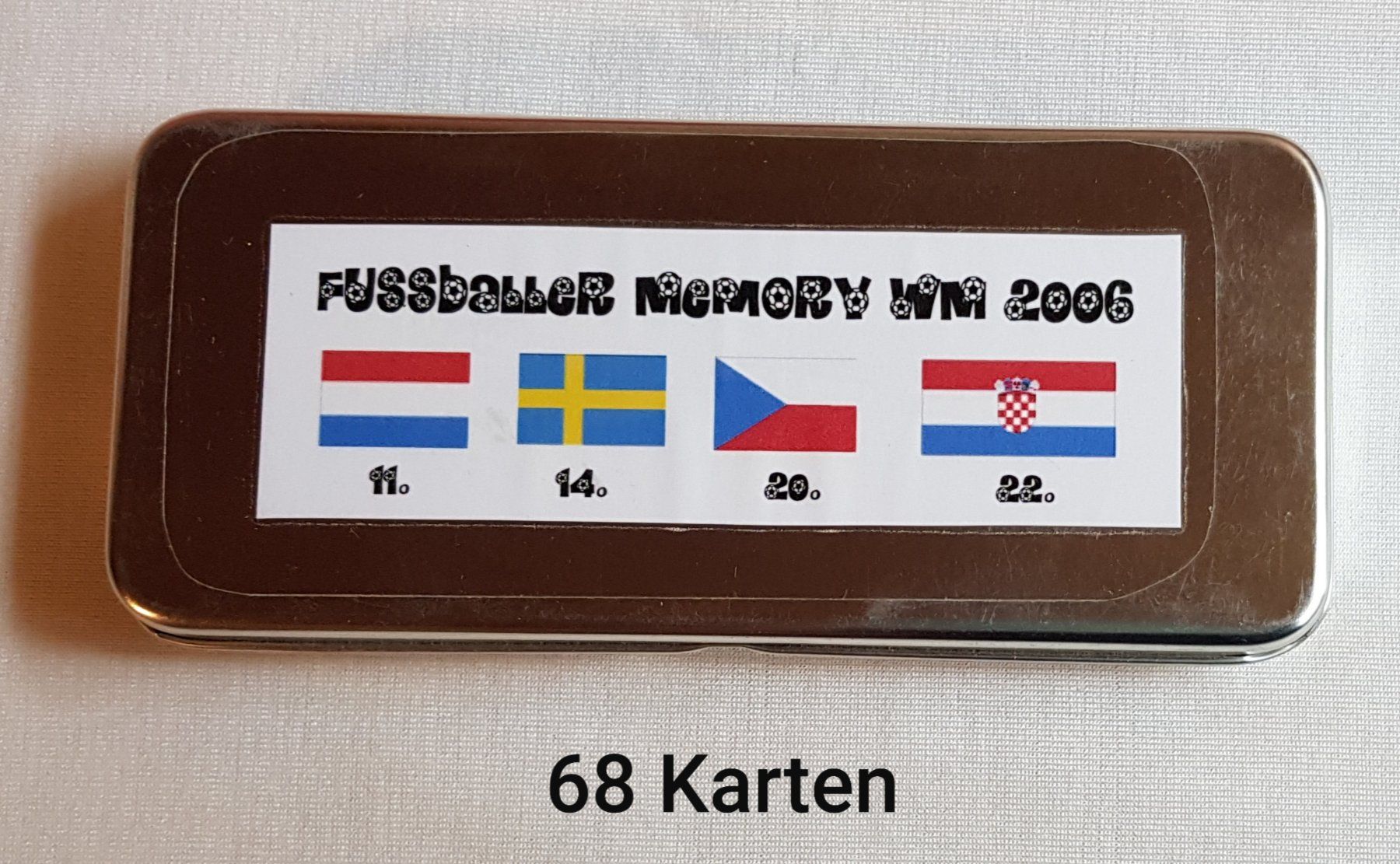 Giochi: Fussball WM 2006 / Panini Bilder Memory selbstgemacht – Usato da Ebnat-Kappel venduto da Baski69 2