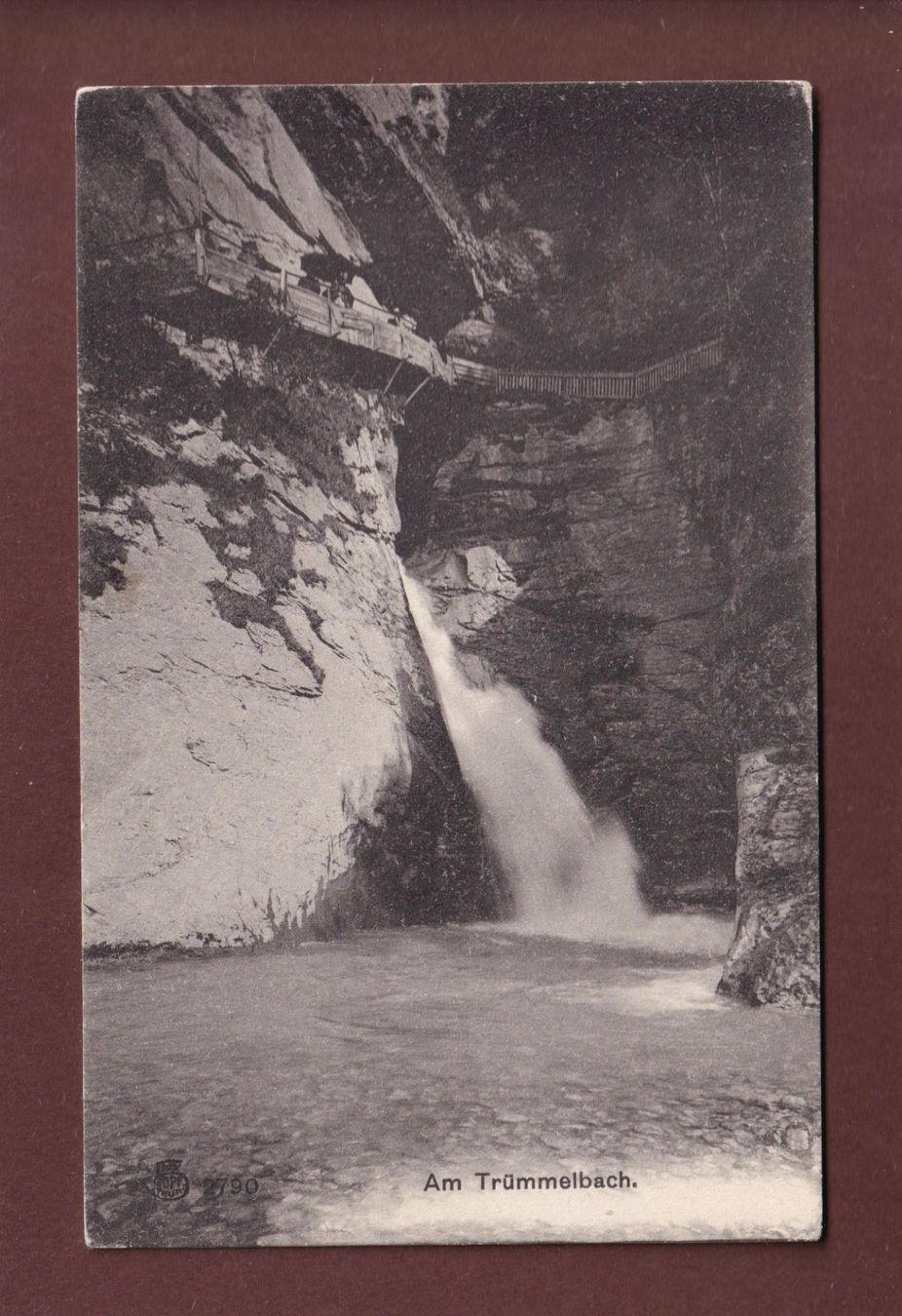 Cartoline postali: Am TRÜMMELBACH – Usato da Pully venduto da nicecards