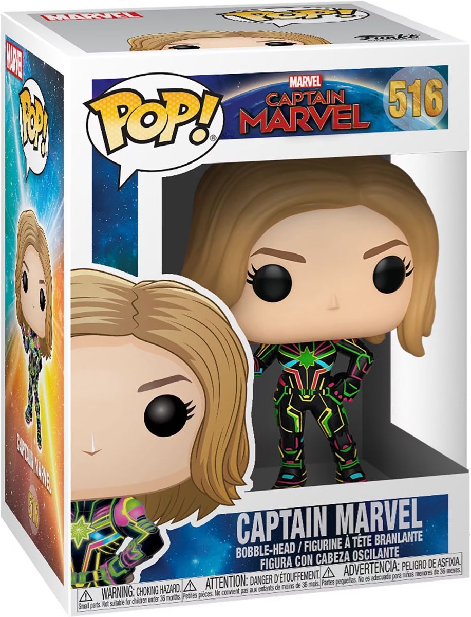Funko Statuette: Funko 43964 Action-& Sammelfigur Captain Marvel – Nuovo e nell'imballaggio originale da Kestenholz venduto da Yosh