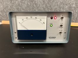 Vintage Messgerät Studer Phasemeter Typ 2