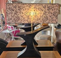 Lampe design unique abat-jour floral (en stock)