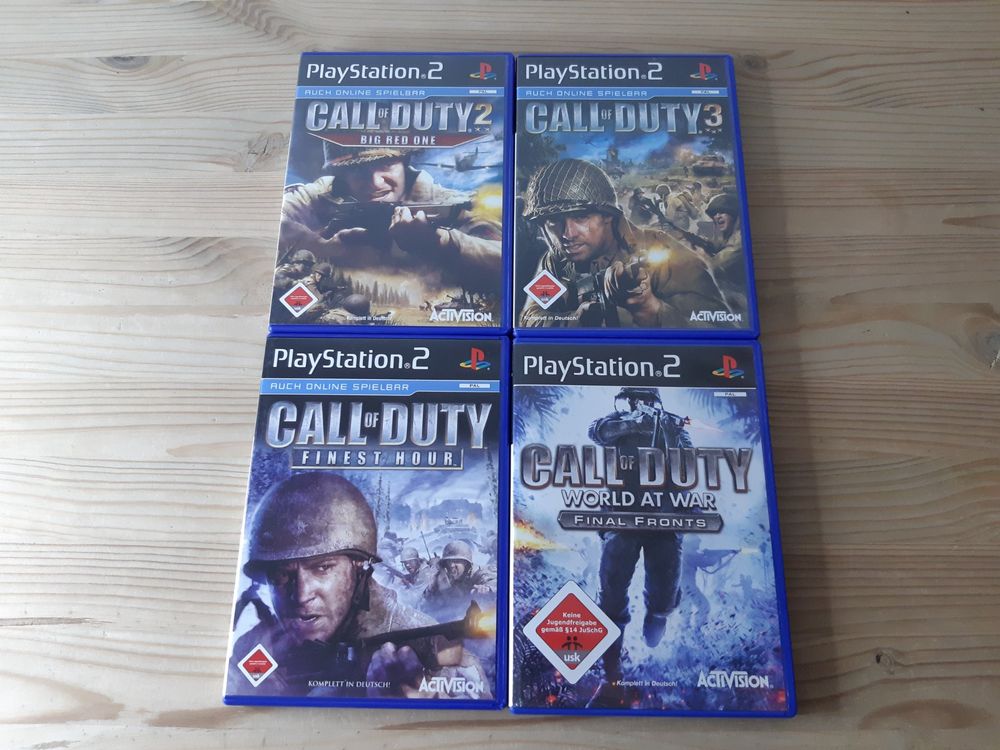 Call of Duty 2 Big Red One + 3 + Finest Hour + World At War Kaufen