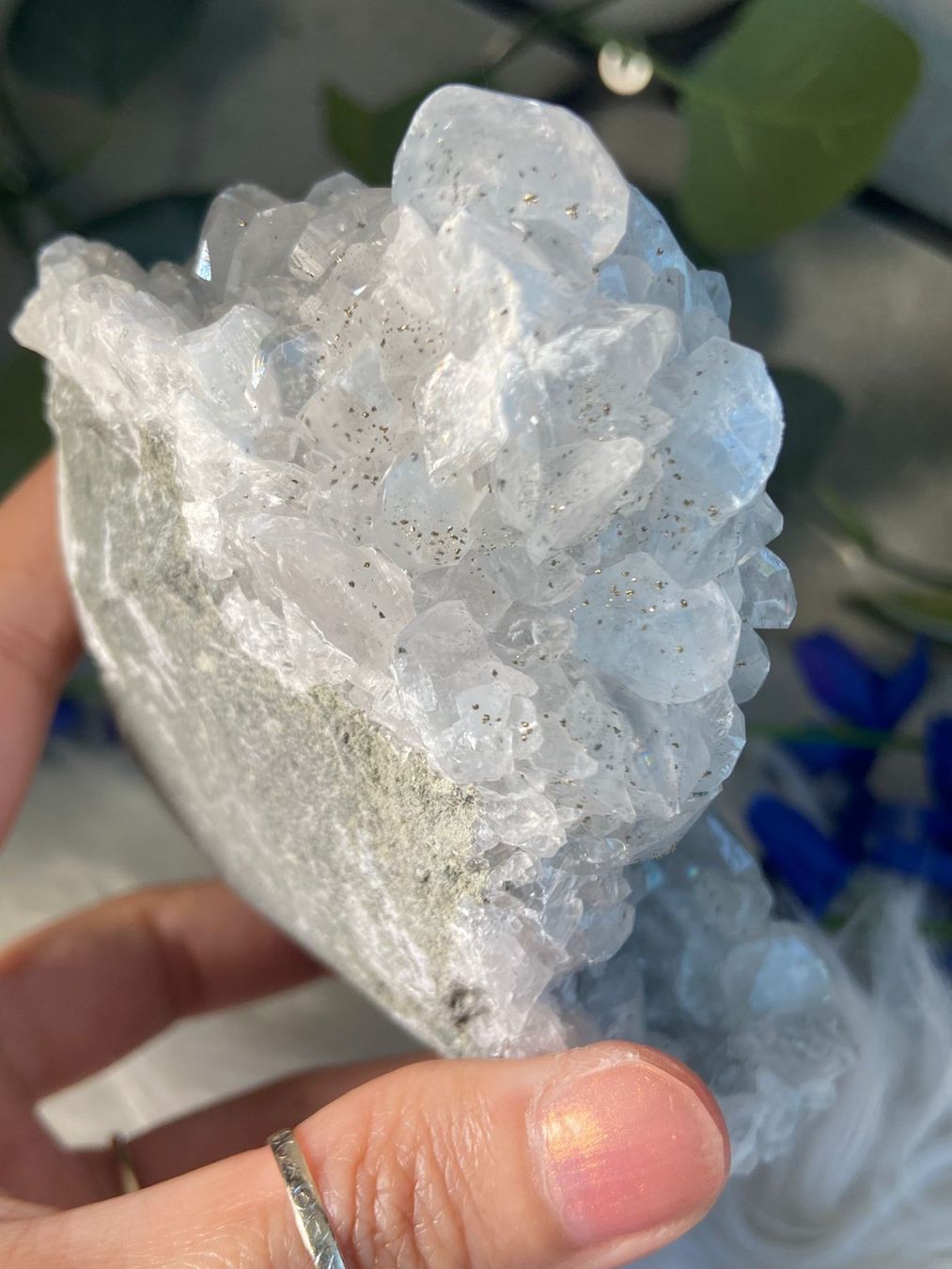 Minerali & Pietre curative: Pyrit auf Apophyllit – Usato da Neuheim venduto da m.hald 2