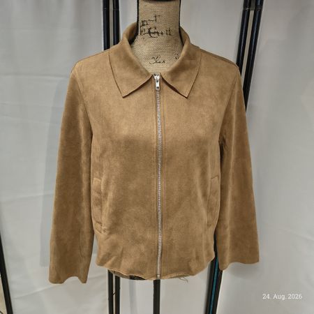 Damenjacke Kunstleder braun neuwertig