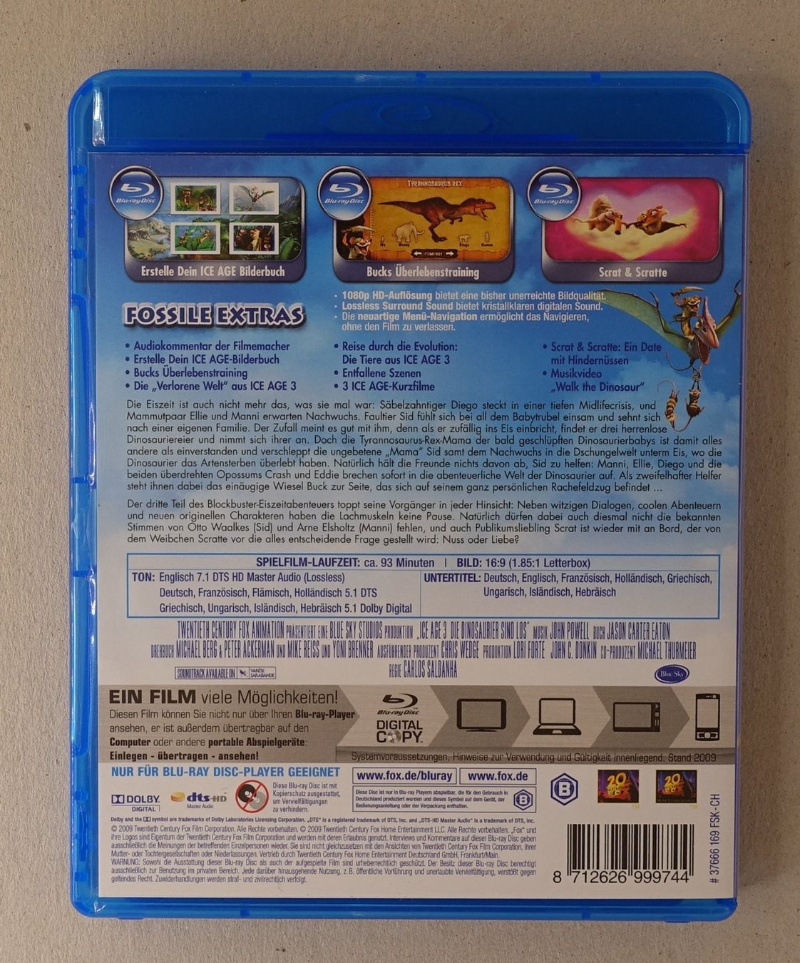 Alle DVDs: Ice Age 3 - Die Dinosaurier sind los – Gebraucht aus Sessa von fraenklishop 1