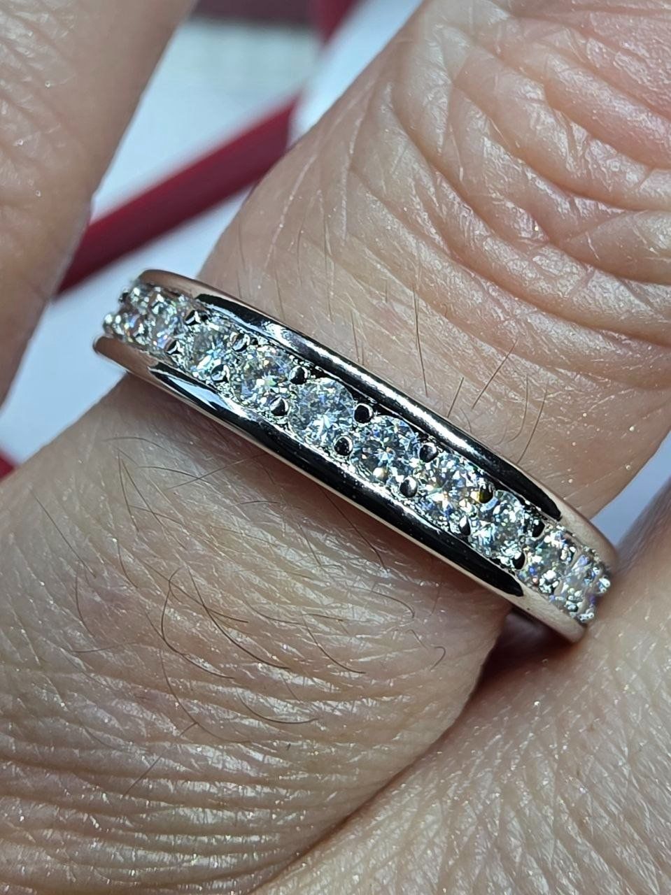Anelli: Bague argent avec diamants de moissanite certifiés GRA – Nuovo e nell'imballaggio originale da Reconvilier venduto da Tsma67 3