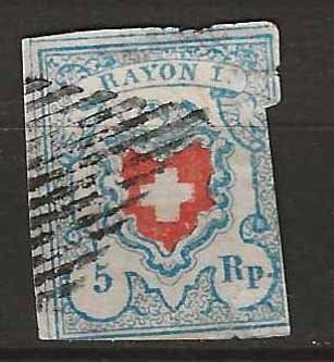 Alle Briefmarken: CH017II - Rayon 17II obl. – Gebraucht aus Trélex von Phil_Albert