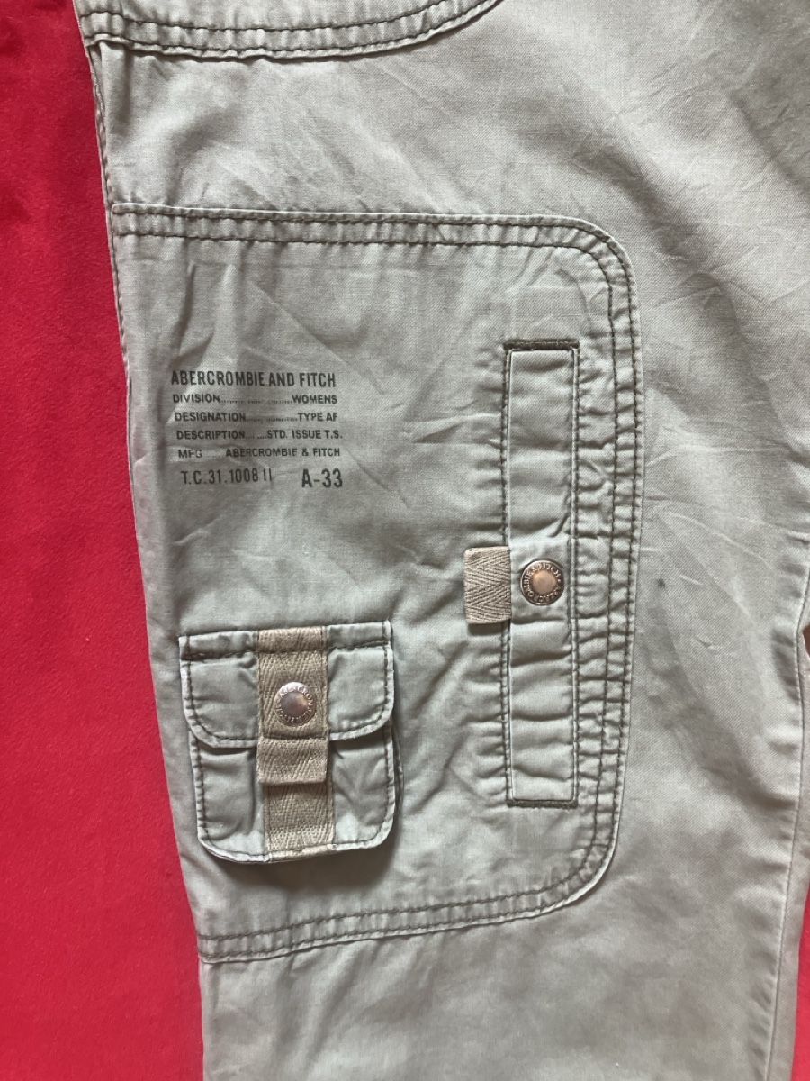 Abercrombie Pantaloni: Abercrombie Cargo Hose, Grosse L – Usato da Muralto venduto da jac_hkz5 4