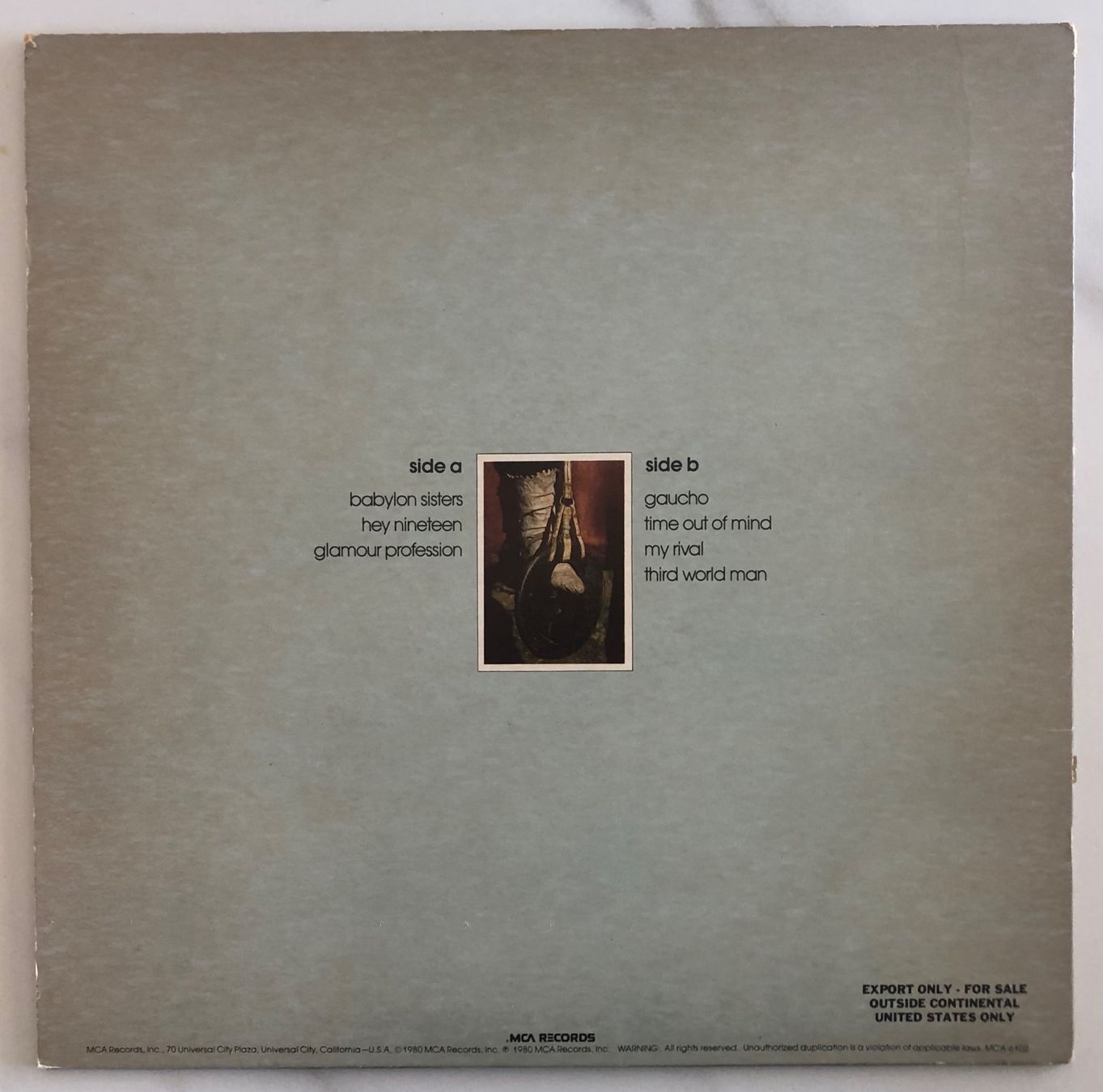 Dischi in vinile: STEELY DAN - GAUCHO – Usato da Poliez-Pittet venduto da Newtown-Records 1