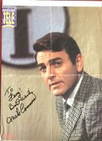 Mike Connors 1925-2017 Autogramm Magazinbild 20x30cm