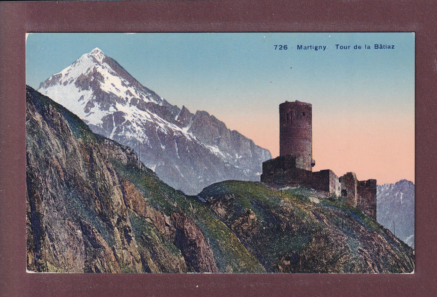 Cartes postales: MARTIGNY - Tour de la Batiaz – D'occasion à Pully par nicecards