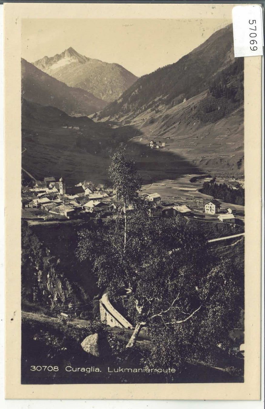 Cartoline postali: Curaglia - Lukanierroute – Usato da Ettingen venduto da Kartenplanet