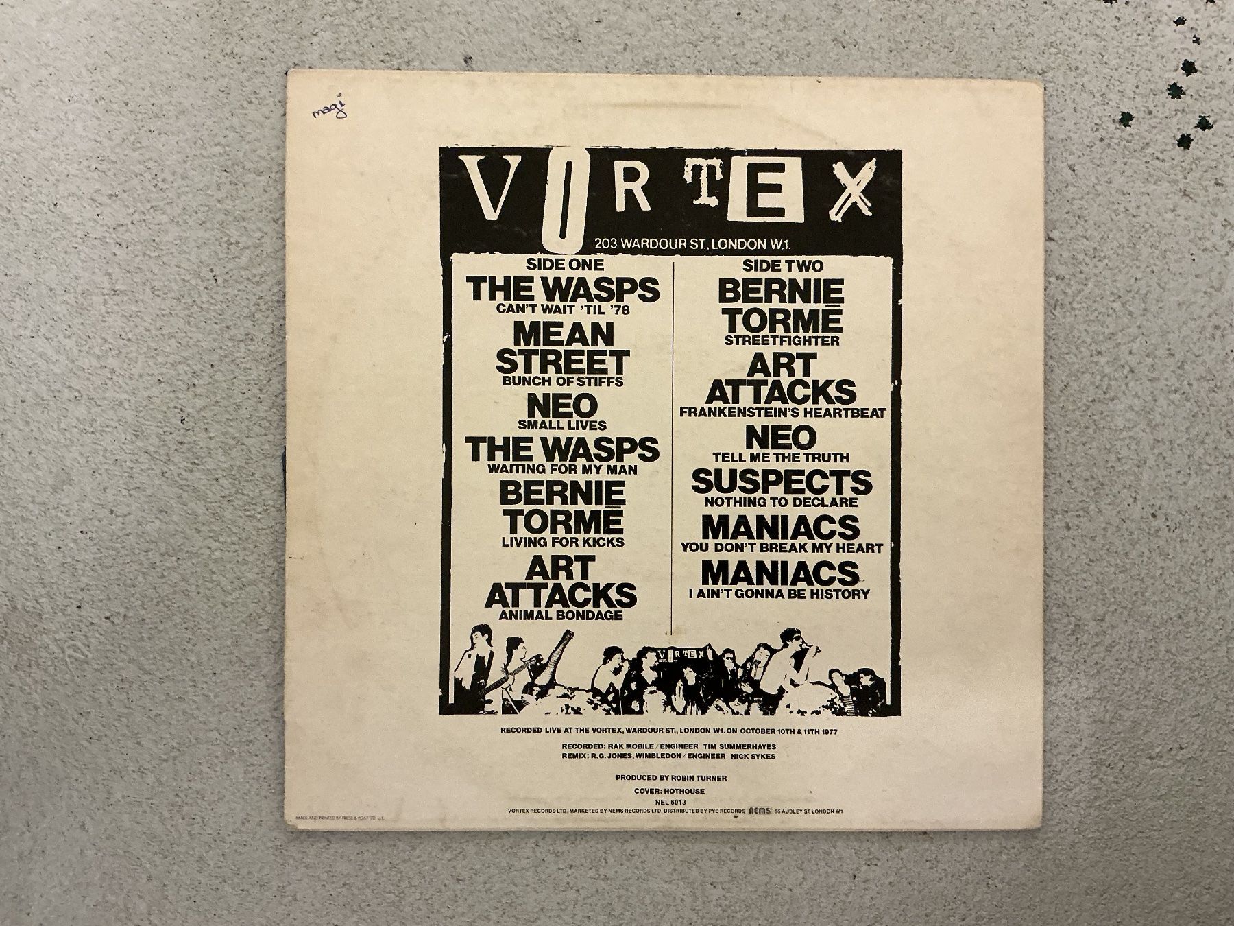 Dischi in vinile: Vortex LP -  Live Volume One ❗️Punk – Usato da Winterthur venduto da Tumko_7_Vinyl 1