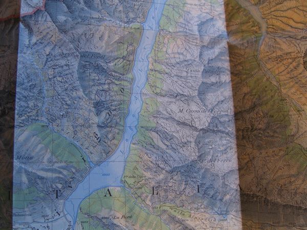 Cartine & Atlanti: Antike Karte,"Ofenpass" v.1966,1: 50 000 – Usato da Winterthur venduto da Gaia 4