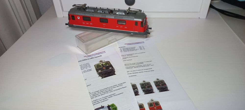 HAG SBB Re 4/4 II 11239 Porrentruy H0 1:87 für Bastler (Defekt) in ...